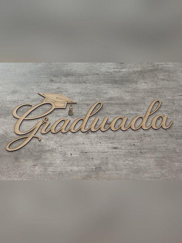 Letrero personalizado para graduación